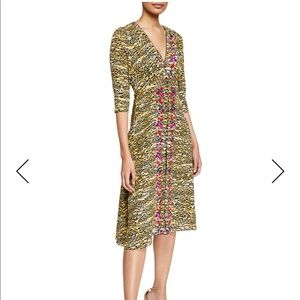 Saloni Eve Tiger Dress Size 4